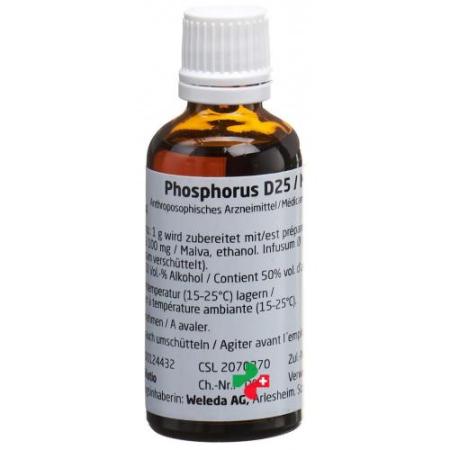 WELEDA Phosphorus D 25/Malva 5% Dil 50 ml - PrimeCare Global